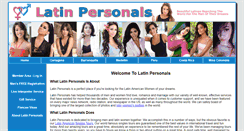 Desktop Screenshot of latin-personals.com